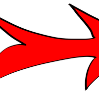 Red Arrow Vector Clipart