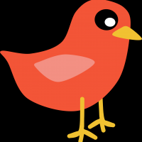 Red Bird Vector