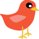 Red Bird Vector