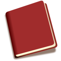 Red Book Icon Vector Clipart