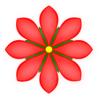 Red Flower vector