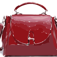 Red Purse vector clipart