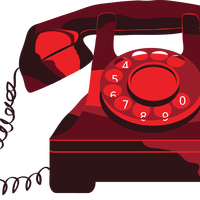 Red Telephone Vector
