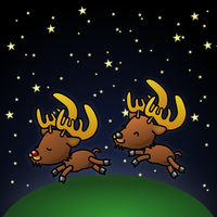 Reindeer Caribou Vector Clipart