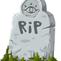 Rip Gravestone Marker Vector Clipart