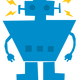 Robot Recharged Vector Clipart