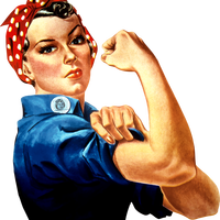 Rosie the Riveter vector clipart