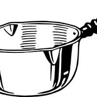 Saucepan Vector Clipart