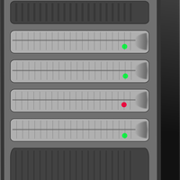 Server Rack Vector Clipart