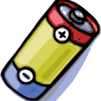 Simple battery Vector Clipart