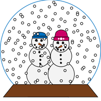 Snowglobe Vector Art