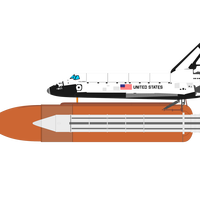 Space shuttle Vector Graphic