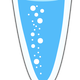 Sparkling Water in a Glass vector clipart
