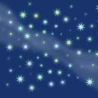 Stars with Milky Way Vector Art