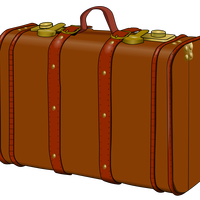Suitcase Vector Art