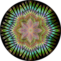Symmetric Mandala Vector Art