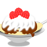 Tasty Sundae vector clipart