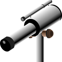 Telescope Vector Clipart