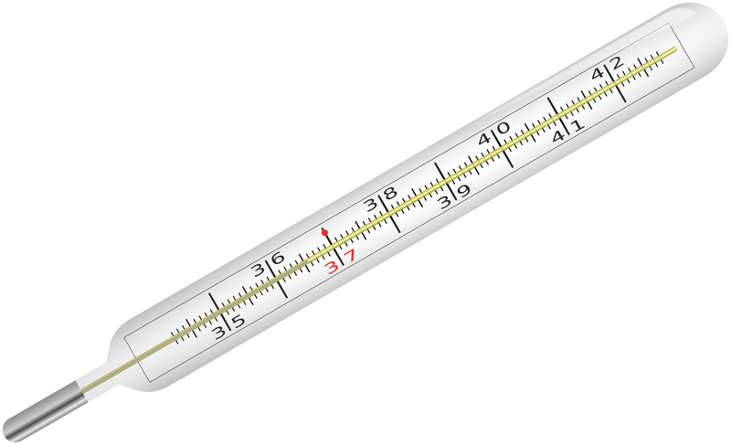 Thermomètre cache clefs