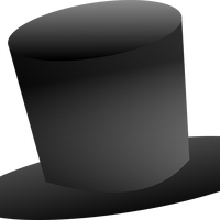 Top Hat Vector Clipart