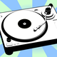 Turntable vector clipart