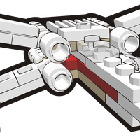 X-Wing spaceship vector files