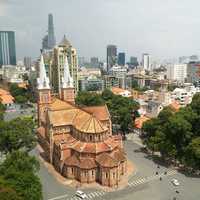 Cityscape view in Saigon, Vietnam