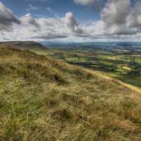 Hay Bluff Landscape in Wales