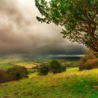 Landscape around Monmouthshire, Wales