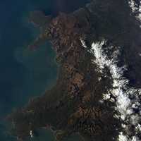 Photo of Wales from the International Space Station