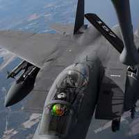 F-15E Strike Eagle in flight
