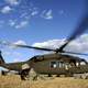 Soldiers with a Blackhawk Helicopter