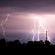 Lightning Storm Clouds from the sky